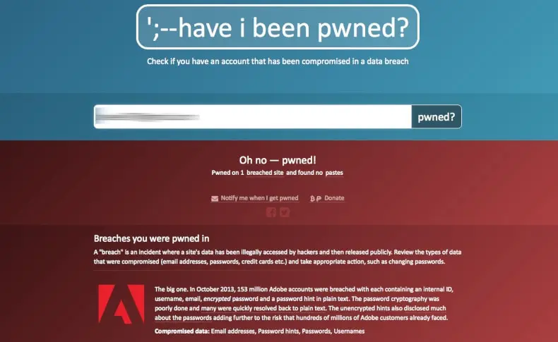 haveibeenpwned
