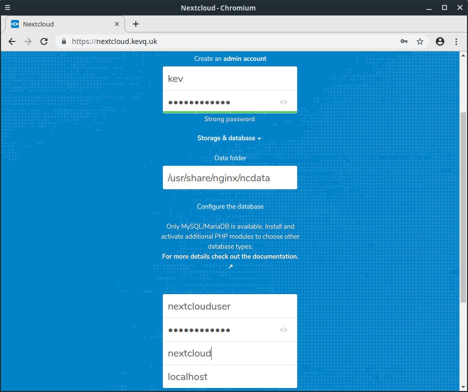 nextcloud-home-config