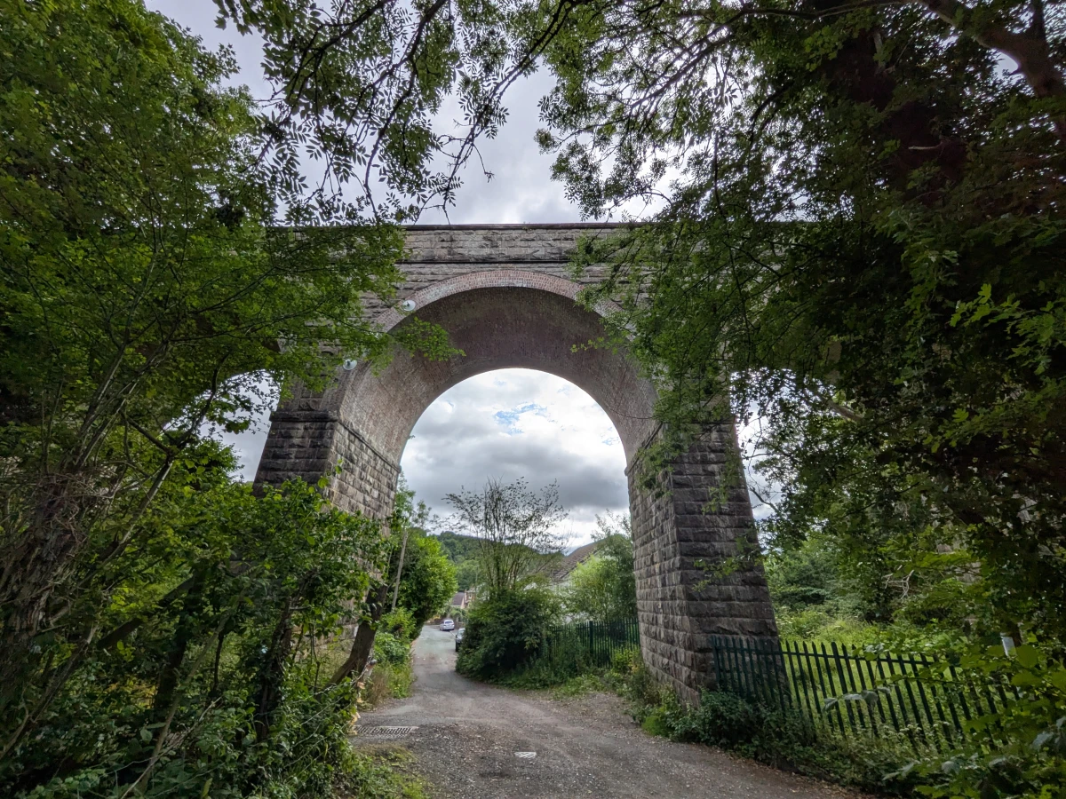 The viaduct as we come back into the village.