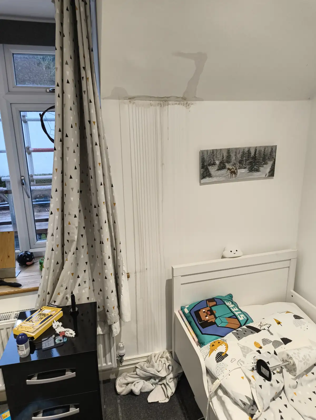 Bedroom leak